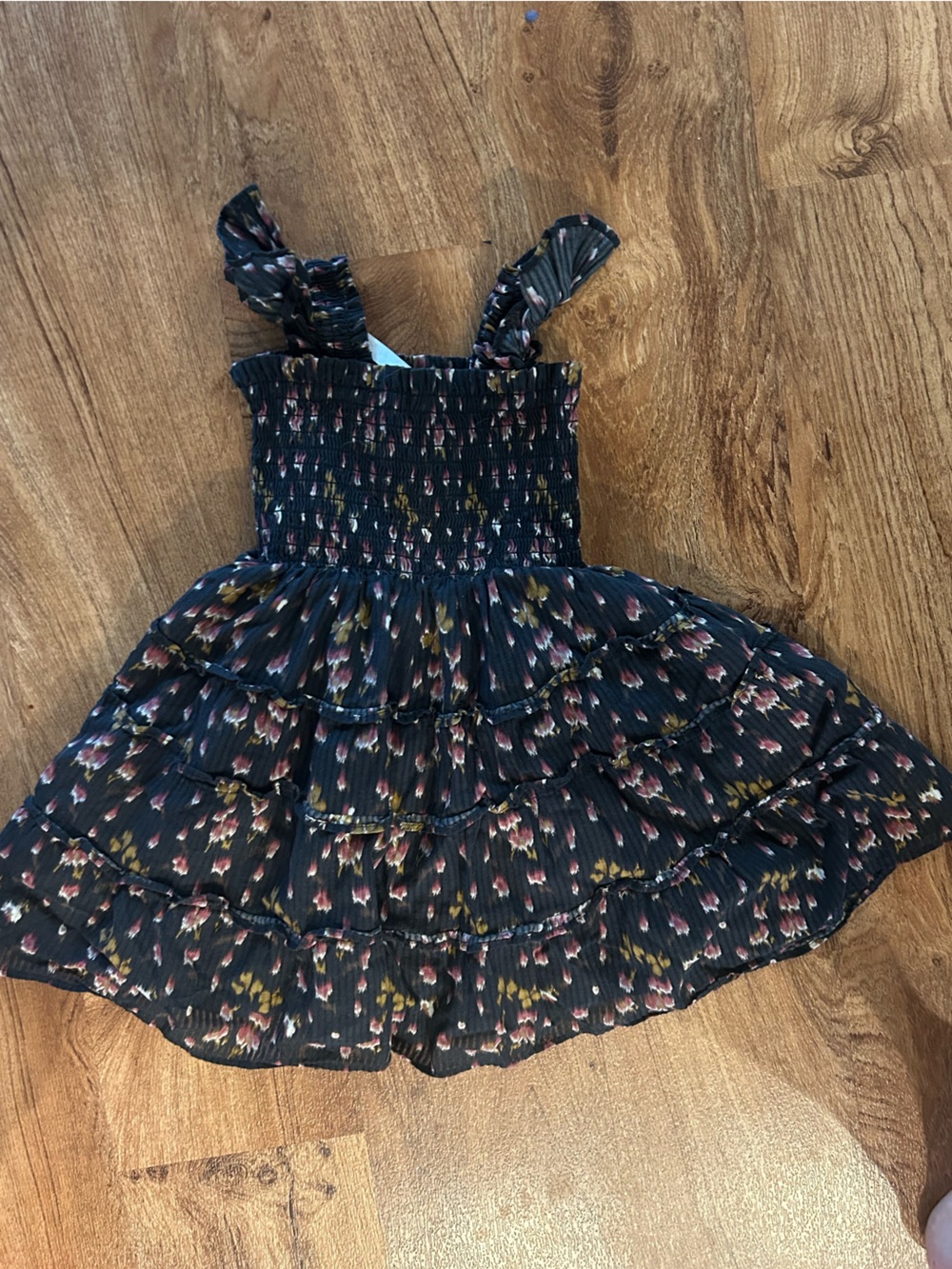 NWOT hill house  Floral Smocked Tiered Sundress